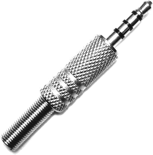 3.5mm 4-Pole TRRS Male Audio Jack Plug Repair Connector | Soldering Replacement Headphone Earphone Connector