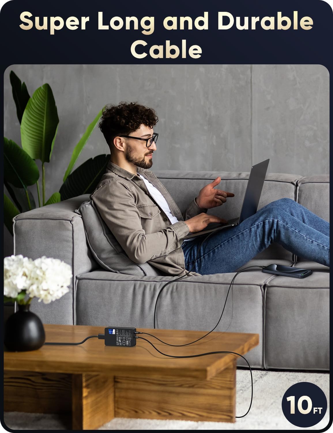 Surface Pro Charger,65W Microsoft Surface Charger for Surface Pro 3/4/5/6/7/7+/8/9, Surface Laptop 1/2/3/4/5/6/7, Surface Go1/Go2/Go3, Surface Book 1/2/3, Surface LaptopGo 1/2/3, Surface Laptop Studio