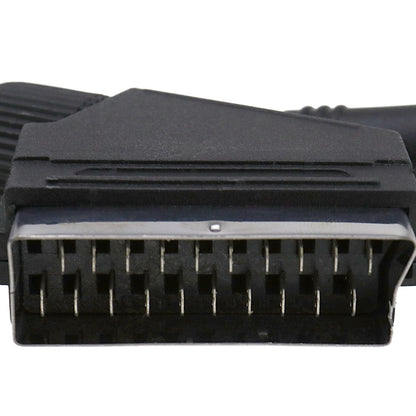Real RGB SCART Cable TV Lead for Sega Saturn | High-Quality AV Video Cable | Clear Picture & True Color Output