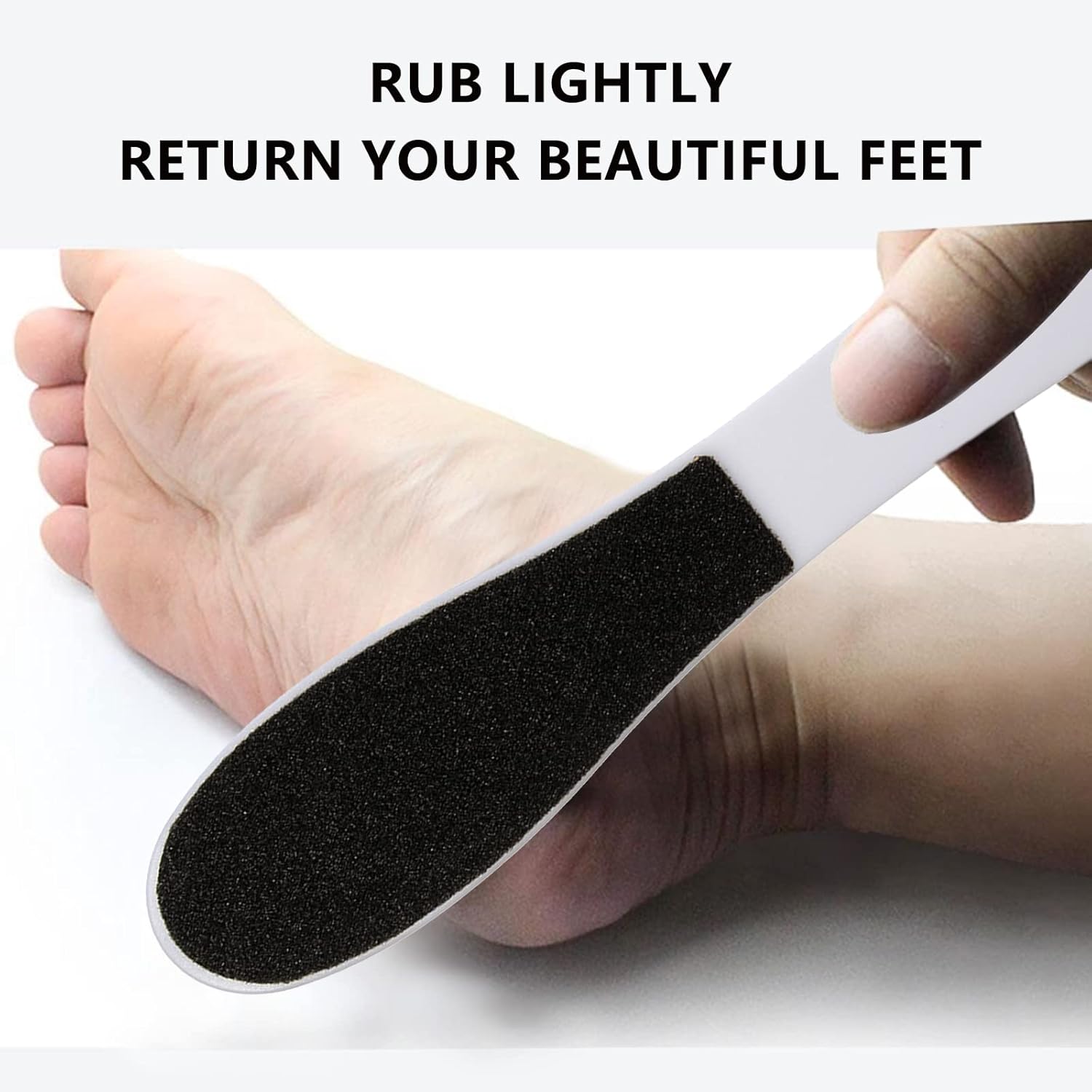 🌸 Edi Ragar – Double-Sided High-Quality Plastic Foot Filer with Sand Paper (Washable & Reusable)
