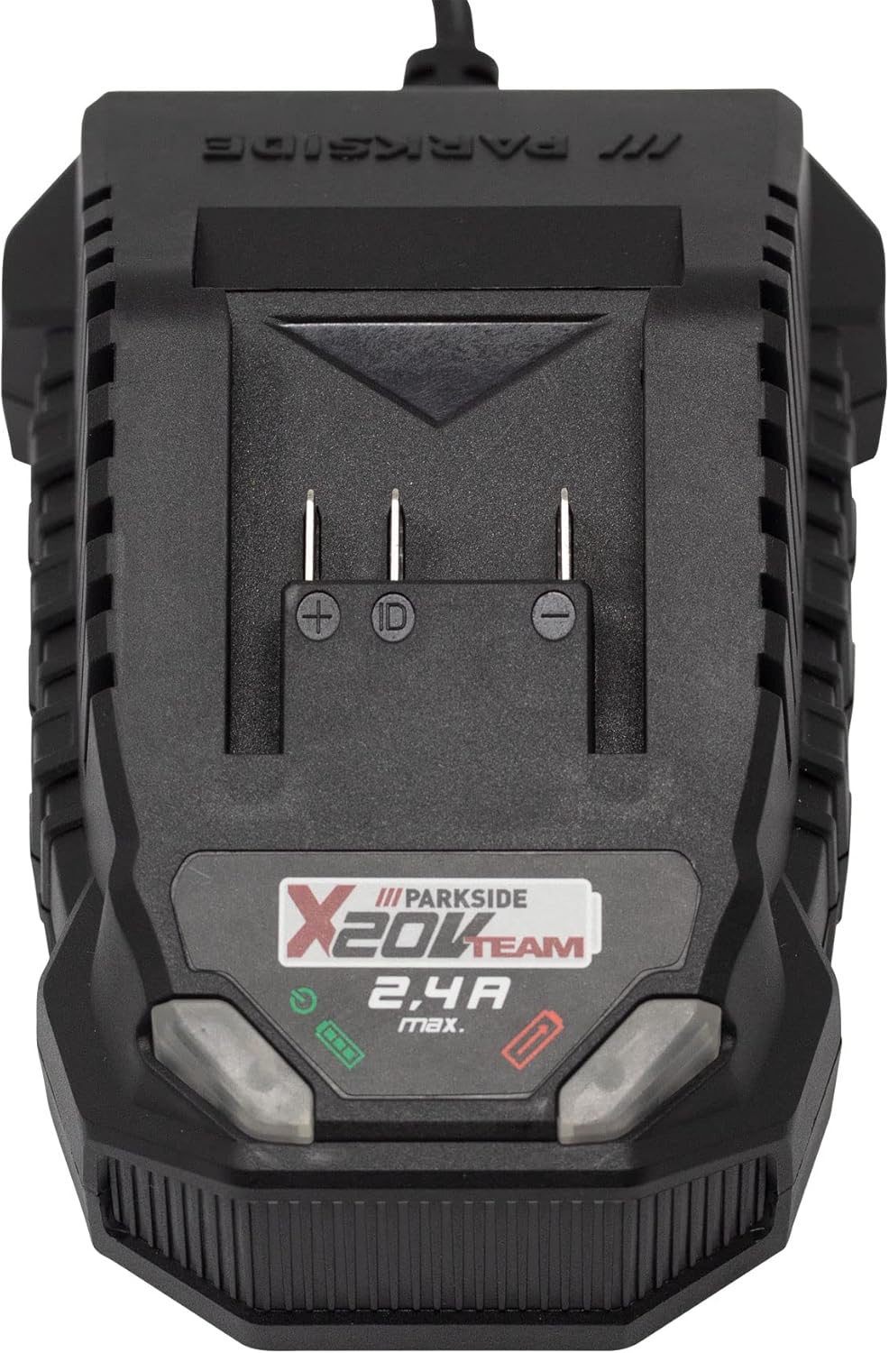 Parkside PLG20C1 20V Battery Charger – Original Fast Charger for Parkside X20V Team Batteries (Black)