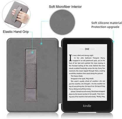 painted pattern Case for Amazon Kindle paperwhite with 5th 6th 7th generation (2012/2013/2015 release), slim and lightweight, water-safe cover (10)