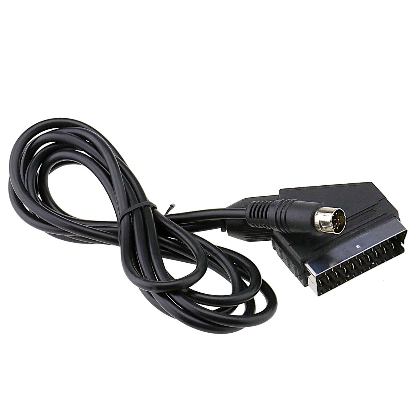 Real RGB SCART Cable TV Lead for Sega Saturn | High-Quality AV Video Cable | Clear Picture & True Color Output