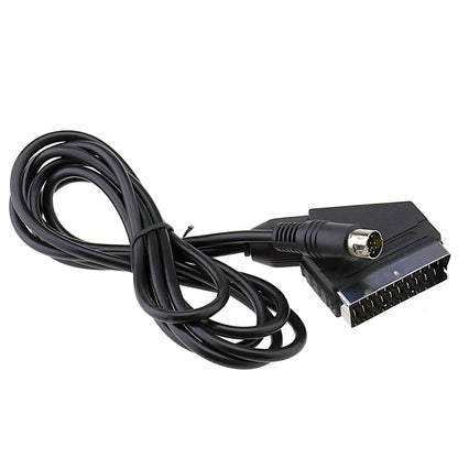 Real RGB SCART Cable TV Lead for Sega Saturn | High-Quality AV Video Cable | Clear Picture & True Color Output