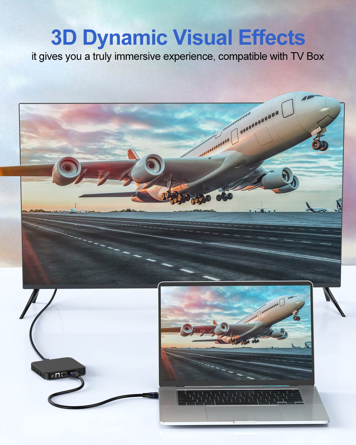 HDMI to HDMI Cable 4K@60Hz, 17cm Short — 4K @ 60Hz, Male-to-Male — Ideal for tight spaces & clean setups