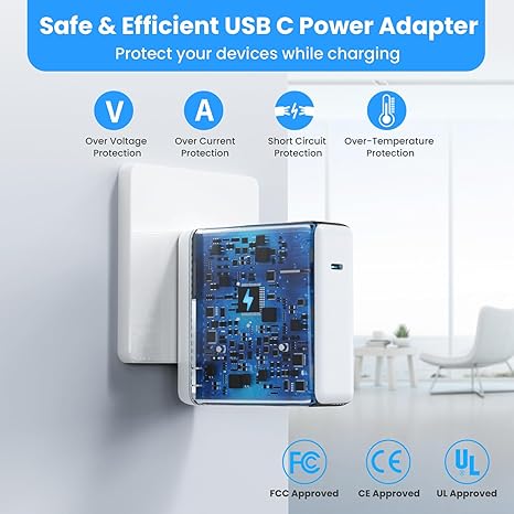 🔌 Apple 96W USB-C Power Adapter Ultra-Fast • Safe • Universal Power Charger