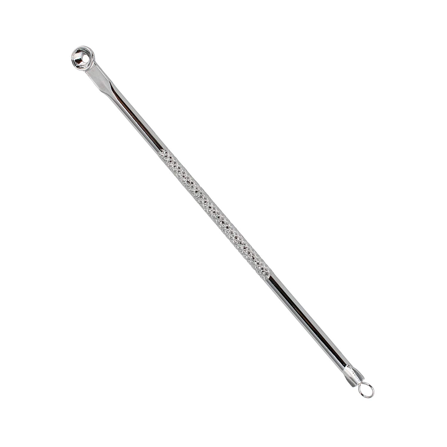 2 Pcs Silver Blackhead Comedone Cleaner Clean Remover Acne Blemish Pimple Extractor Tool Face cleaning care needle cleanser 12.5 CM