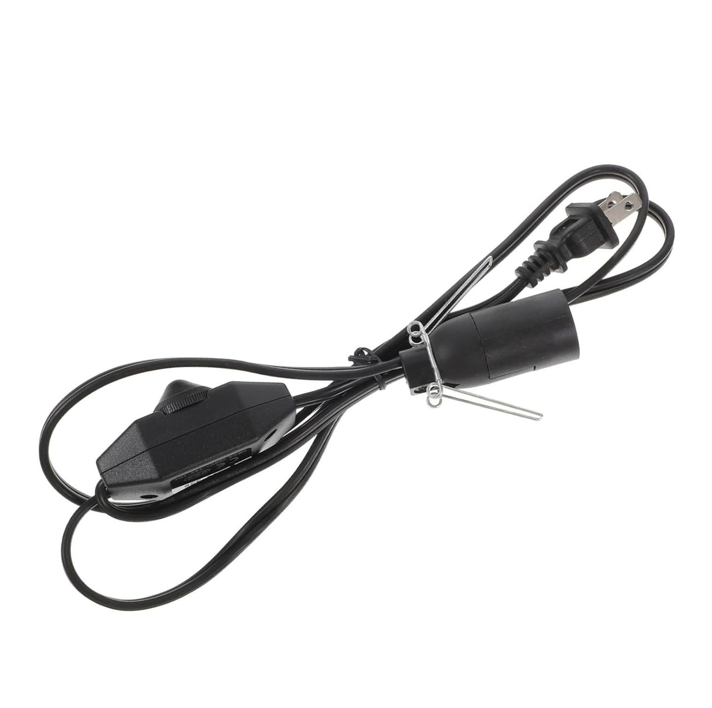 Uonlytech Salt Lamp Replacement Cord with Light Socket – AC 110V/230V Compatible, Easy Installation Lamp Cord (1 Piece)
