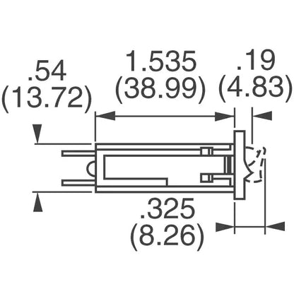Thermal Circuit Breaker 1A 250VAC / 32VDC Push Reset Panel Mount Overload Protector Fuse Replacement -W28-XQ1A-1  1 Piece