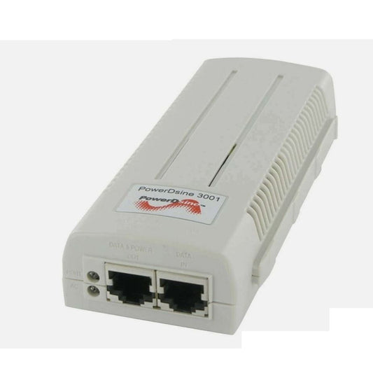PowerDsine 3001 PoE Injector 48V 0.35A – Power over Ethernet Adapter 100-250V 50/60Hz for IP Cameras, Wireless Access Points & Network Devices