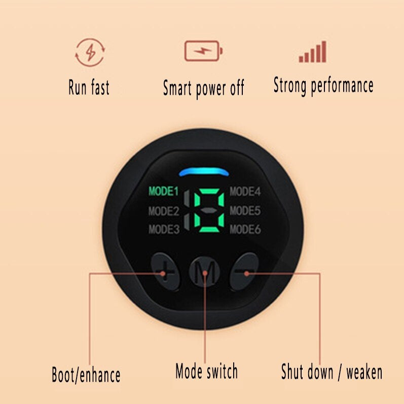 Rechargeable Smart New Belt Abdominal Muscle Post Electric Abdominal Weight Loss Belt Constant Temperature EMS Smart Fitness Belt