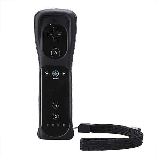 For Wii Remote Controle Wireless GamePad Remote Controller Straight Handle Controllers Joystick Joypad with Silicone Cover