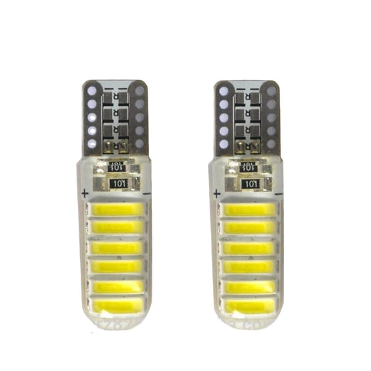 2 Pcs Silicone 24V Canbus 12 SMD LED Light – Error Free Car Interior & Exterior LED for Truck, Bus & Car