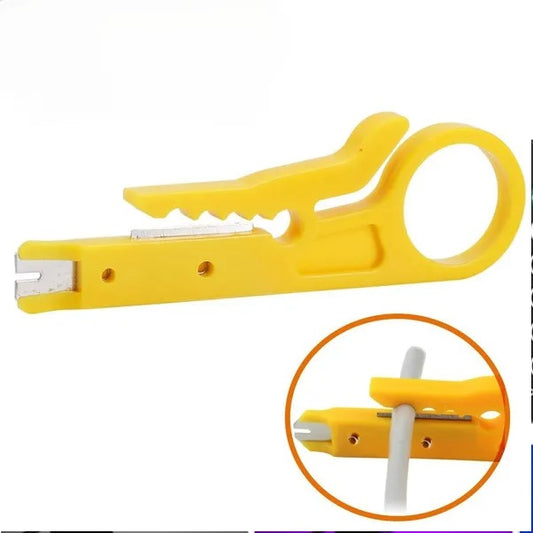 Wire Stripper Knife Crimper Pliers Crimping Tool Cable Stripping Wire Cutter Multi Tools Cut Line Pocket Multitool