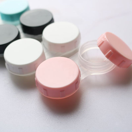 Candy Color Contact Lenses Box Color Caps Transparent back with with Right left later 1 PCS hi Quality material