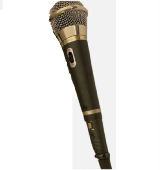 SBC MD600 Black Wired Dynamic Microphone with 5m Cable – Durable Professional Vocal Mic for Karaoke, PA & Recording