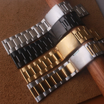 Solid links Stainless Steel Watchbands Silver Gold 32mm Watch Band Straps Wrist Bracelets Classic 32 mm