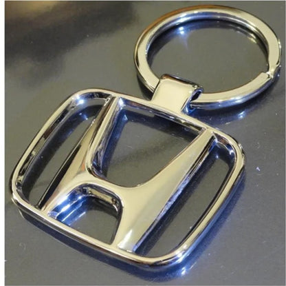 Premium 3D Stainless Steel Car Logo Keychain – High-Quality Metal Key Ring for Car Lovers, Mazda, Honda