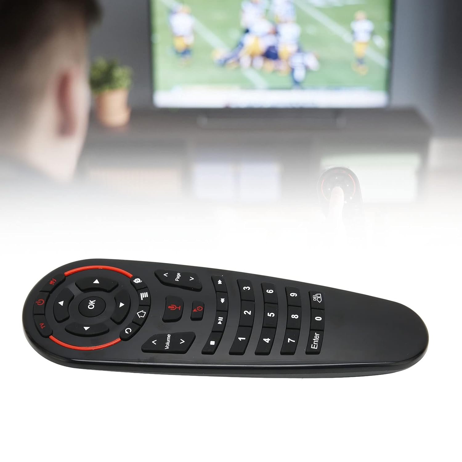 G30s Remote Control Wireless, 33 Button IR Learning Remote Control with 6 Axes Gyroscope for TV, Mini PC, HTPC(33 Button IR Learning)