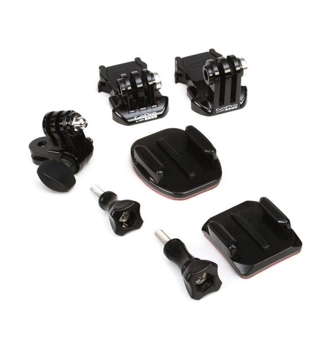 GoPro Mounting Accessories Kit – Adhesive Mounts, Quick Release Buckle, Pivot Arm & Thumb 3 Screws Set