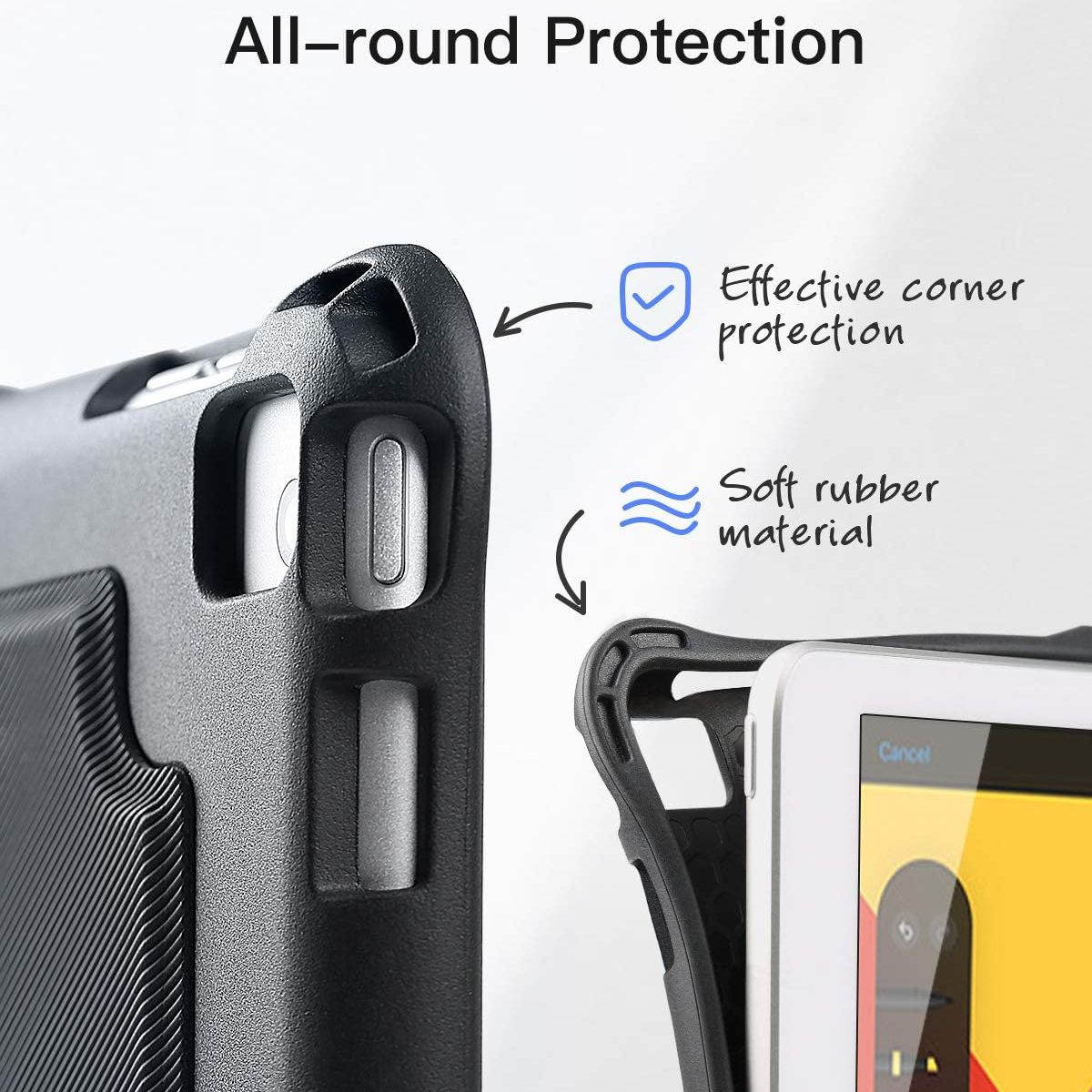 10.2"/10.5" Detachable Keyboard with Flexible Kickstand for i.Pad / i.Pad Air / i.Pad Pro, KB02011 (Tab Not Included)