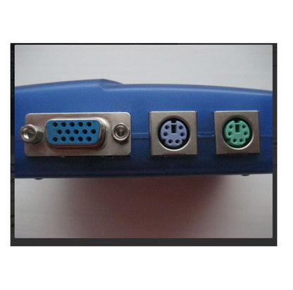 Branded Used KVM 2-Port Switch KVM-102-01 VGA PS/2 with Cables | Control 2 PCs with 1 Monitor, Keyboard & Mouse