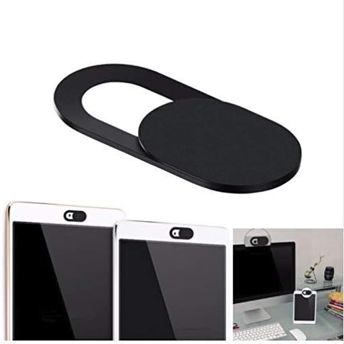 Ultra-Slim Laptop Camera Cover Slide  0.03 Inch Thick Upholds Digital Privacy  Compatible with Mobiles, Tablets, Desktops & Laptops Classic Black