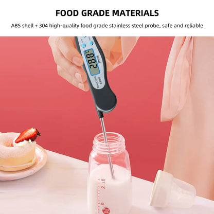 Top-Spring TP108 Foldable Digital Thermometer BBQ Meat Food Probe Kitchen Thermometer