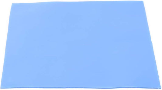 Thermal Pads 100 x 100 x 1 mm Soft Thermal Pad Self-Adhesive Heat Conductive Silicone Cushion with 2 W/mk Thermal Conductivity Thermal Conductive Pad for GPU/CPU/VGA/IC/LED (Blue)