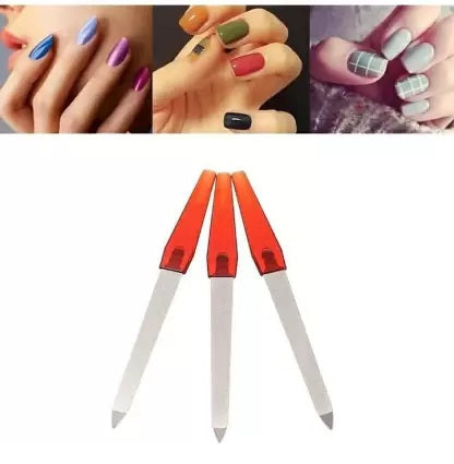 Metal Double Sided Nail File Stainless Steel Manicure Pedicure Files 6 inch