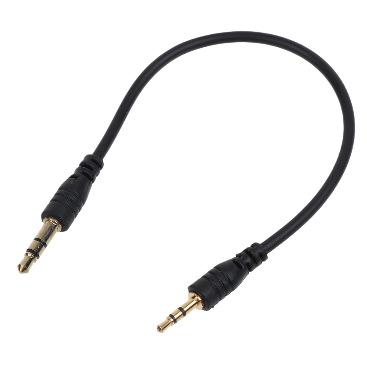 3.5mm Stereo Audio Extension Cable Male to Male 1 Feet – High-Quality Headphone & AUX Audio Lead, Durable 3.5 mm Jack Cord