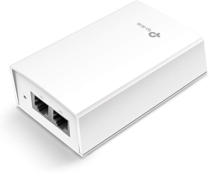 TP-Link 48V 0.5A DC Power Adapter | Orignal branded | Gigabit Ethernet Ports TL-POE4824G Passive PoE Injector |  Up to 100m (325 ft) | For IP Cameras & Access Points