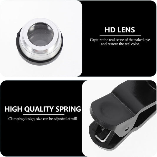 3-in-1 Phone Camera Lens Kit – Fisheye, Macro & Wide Angle Lenses for Smartphones, Universal Clip-On Mobile Photography Kit, Easy Installation Compatible with All Devices