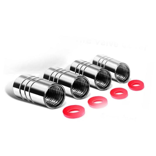 Car Tire Valve stain less steel SS Caps ford All  Valve Covers Replacement Cars Wheel Tyre Air Valve Caps Wheel Tyre Dust Stems Cover Waterproof Prevent Air Leakage for ford