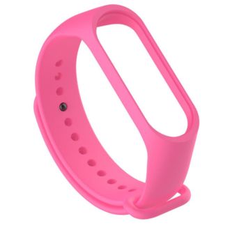 Replacement Silicone Wristband For Xiaomi MI Band 4/3 M4 Smart Bracelet Wristband Accessories Hot Pink