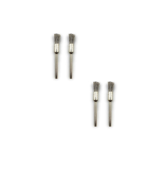 Stainless Steel Wire End Brush for Dremel Rotary Tool – 1 PCS Polishing Brush for Rust Removal, Satin Finish, Jewellery & Watch Cleaning Tool