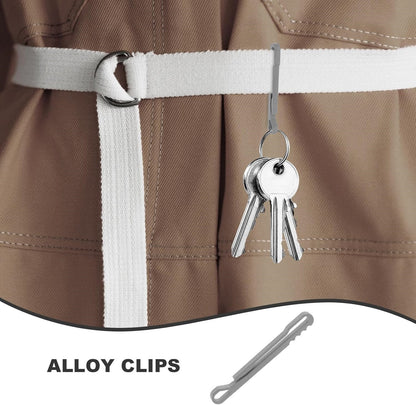 Premium Titanium Alloy Carabiner Clip – Portable Spring Snap Keychain, Keyring & Bottle Opener