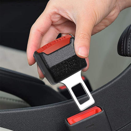 2 Pcs Car Seat Belt Buckle Extension – Aluminum Alloy Adjustable Car Belt Plug Extender for Added Comfort & Safety