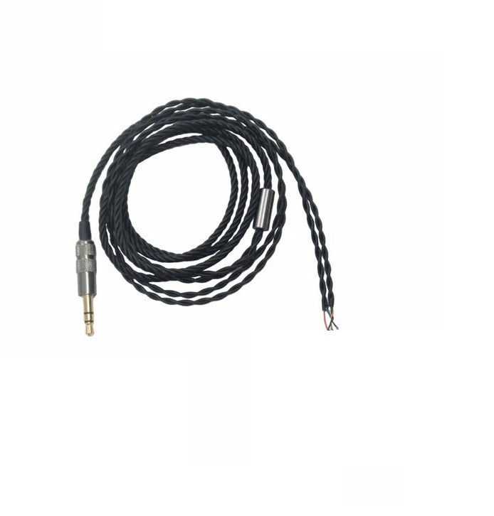 Copper Wire Core Earphone Audio Cable Replacement | Durable DIY Headphone Repair Wire Line | High Quality Black & Gray Audio Connector Cable