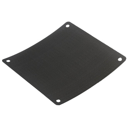 120mm PC Case Fan Filter – Magnetic PVC Dustproof Mesh Cover with screw (Black)