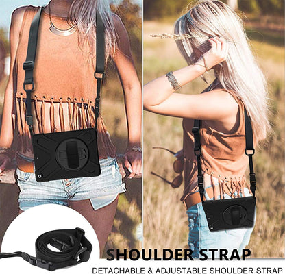 Adjustable Removable Shoulder Strap Black – Replacement Neck Lanyard for Tablet, iPad, Camera, Laptop, Binoculars & Luggage Bags | Comfortable & Durable Carry Strap