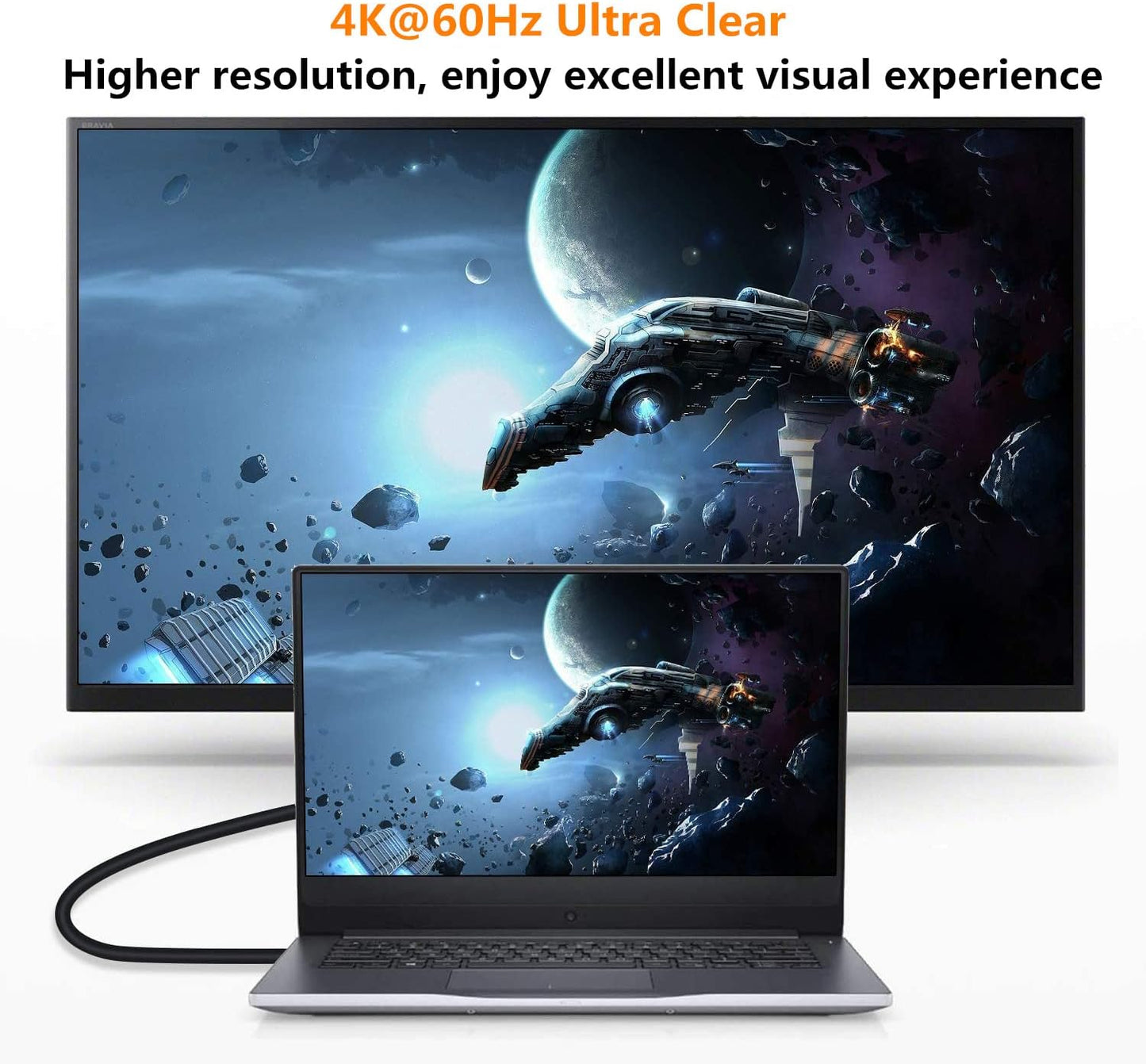 HDMI 2.0 Male to Female Extension Cable 30cm – 4K UHD, 3D, Streaming Device Compatible