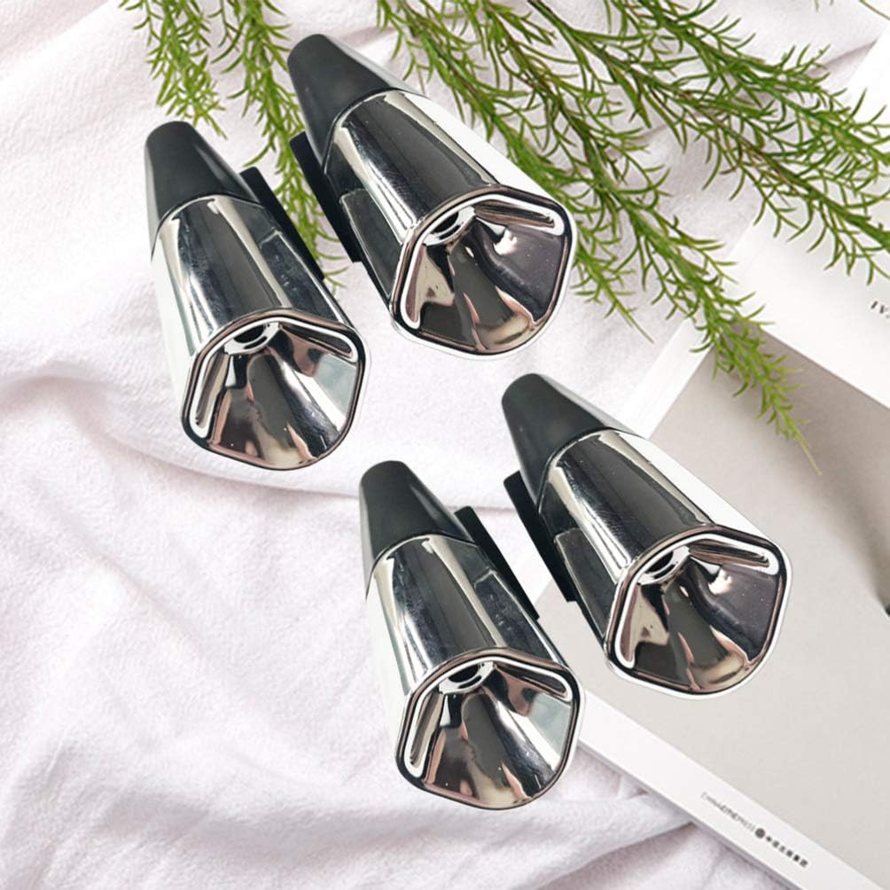 2PCS Universal Car Deer Whistle – Silver Auto & Motorcycle Safety Warning Alert Device.