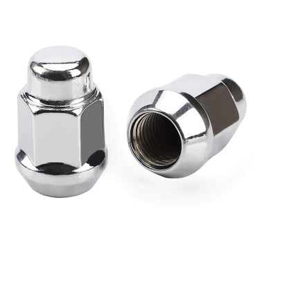 1PC A-Premium Wheel Lug Nut 1/2-20 Thread – Heavy Duty Chrome Lug Nut Compatible with Charger Challenger Ram 1500 Wrangler & More