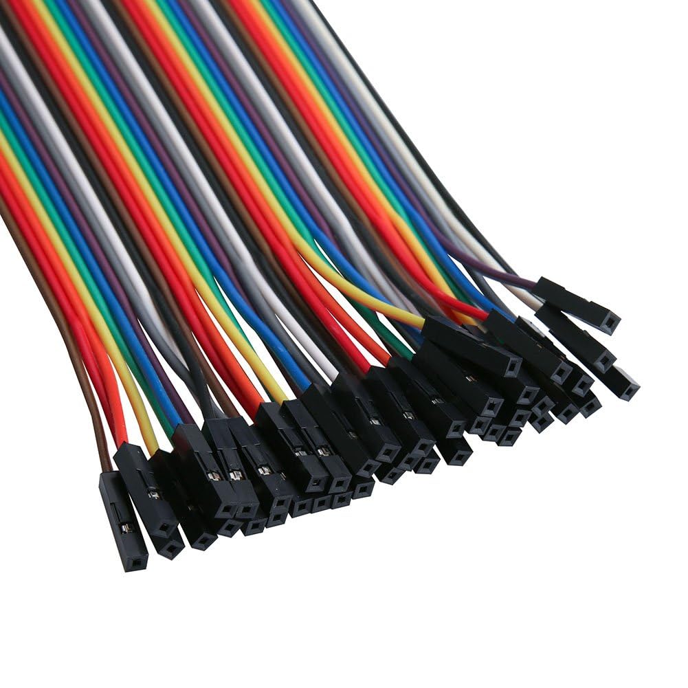 5 pcs 30cm Leanth Multicolored Jumper Wires Kit  Breadboard Ribbon Cables for Arduino Raspberry Pi DIY Projects