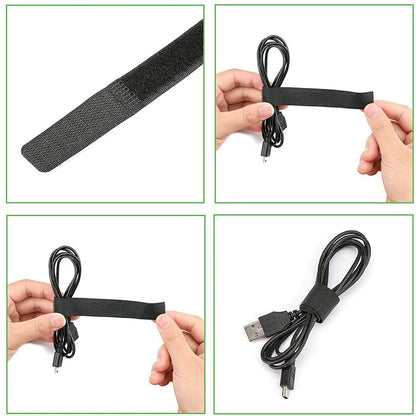 Reusable Cable Ties 13cm Straps Organizer – Adjustable Wire Wraps for Cable Management | Choose Pack (5 PCS)
