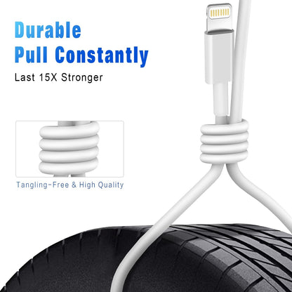 pure copper Fast Charge  USB-A to Lightning Cable 1M – Heavy-Duty iPhone Charger (Multi-Color)