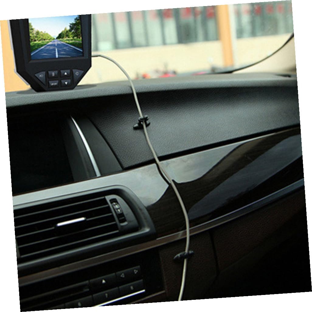 8 Pack Cable Clips with Strong 3M Adhesive – Car Wire Organizer Clips for Home, Office & Vehicle | Self-Adhesive Cable Management Holders