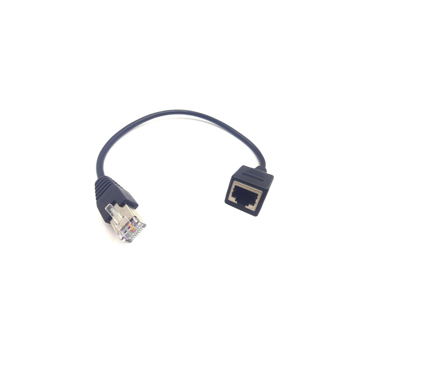 8-Pin RJ45 Mobile Radio Microphone Extension Cable 18 Inch CAT6 Shielded