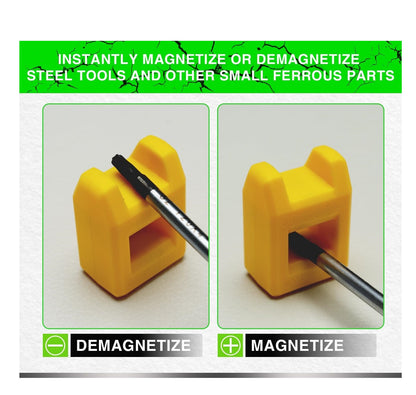 1 PCS Strong Screwdriver Magnetizer Demagnetizer Tool – Magnetic Hand Tool for Screwdrivers, Bits & Small Tools
